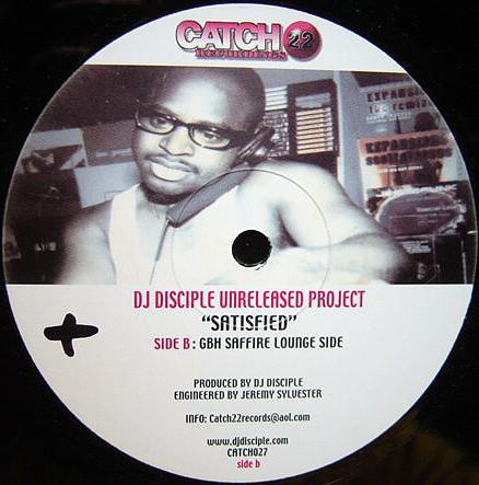 12inch Record DJ DISCIPLE - Satisfied CATCH027 Catch 22 Record 2003 UK Dance & Electronica Used
12inch Record DJ DISCIPLE - Satisfied CATCH027 Catch 22 Record 2003 UK Dance & Electronica Used