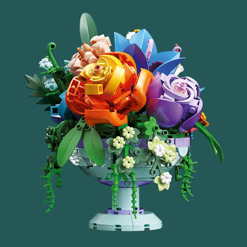 Building Blocks Botanicals Sets Baroque Flower Arrangement Home Decorative Rose Peony Plant Model for Adults Toys Christmas Gift
Building Blocks Botanicals Sets Baroque Flower Arrangement Home Decorative Rose Peony Plant Model for Adults Toys Christmas Gift