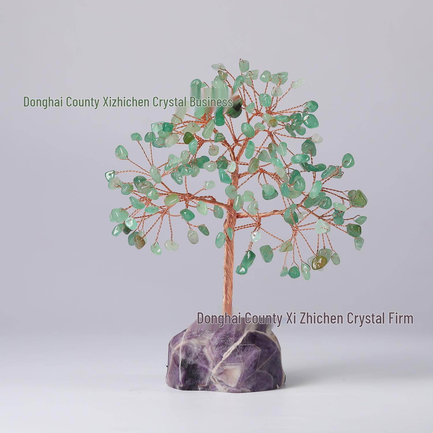 Amethyst Base Crystal Tree with Copper Wire - Decorative Tree of Life Ornament
Amethyst Base Crystal Tree with Copper Wire - Decorative Tree of Life Ornament
