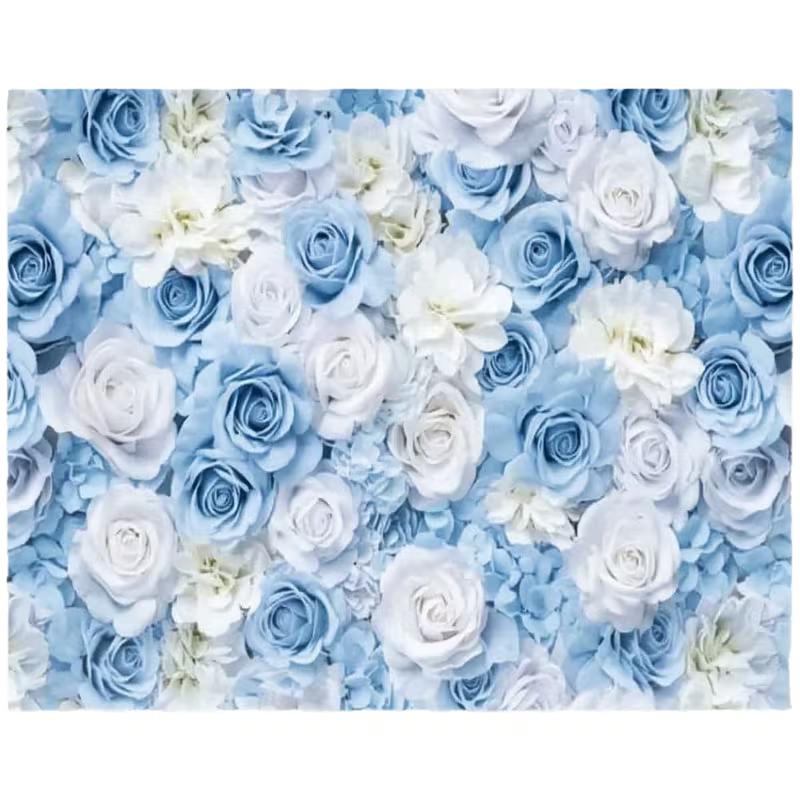 2D Floral Wall Backdrop, Blue White Rose Background for Bridal Shower Party 47.2x31.5inch/120*80cm
2D Floral Wall Backdrop, Blue White Rose Background for Bridal Shower Party 47.2x31.5inch/120*80cm