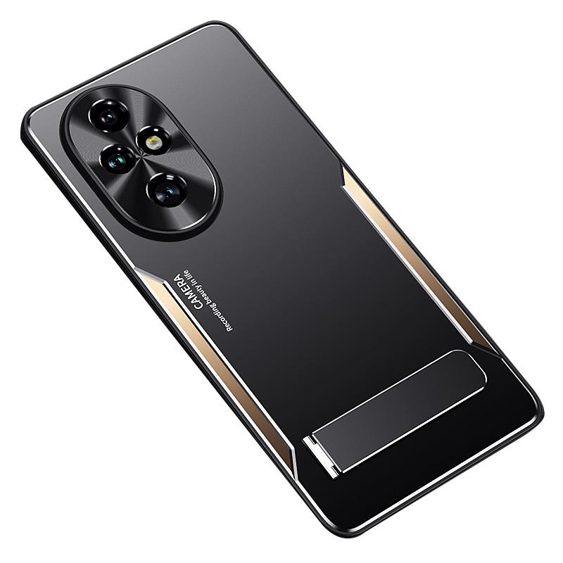 For Honor 200 5G Case Aluminum Alloy+TPU Anti-Drop Phone Cover with Kickstand Gold
For Honor 200 5G Case Aluminum Alloy+TPU Anti-Drop Phone Cover with Kickstand Gold
