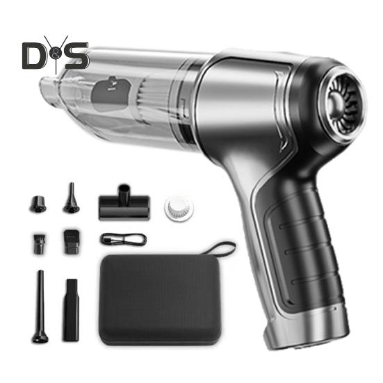 Автомобильный пылесос с мощностью всасывания 95000 PA, бесщеточным двигателем, портативный беспроводной 7-в-1, мощный ручной пылесос для удаления пыли серебряный
Автомобильный пылесос с мощностью всасывания 95000 PA, бесщеточным двигателем, портативный беспроводной 7-в-1, мощный ручной пылесос для удаления пыли серебряный