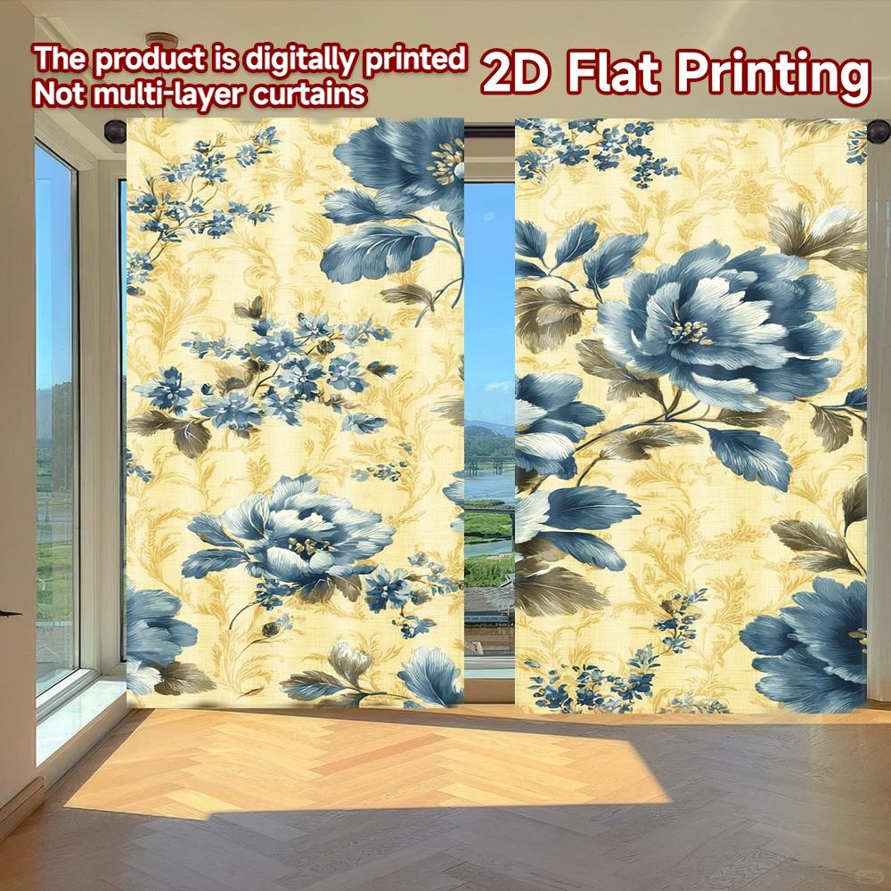 Flat Printing Curtains Without Rod Floral Elegance Design Women Is Day Holiday Digital Yarn Set Of 2 Made Polyester W100*H70(CM)-Grommet top&2PCS
Flat Printing Curtains Without Rod Floral Elegance Design Women Is Day Holiday Digital Yarn Set Of 2 Made Polyester W100*H70(CM)-Grommet top&2PCS