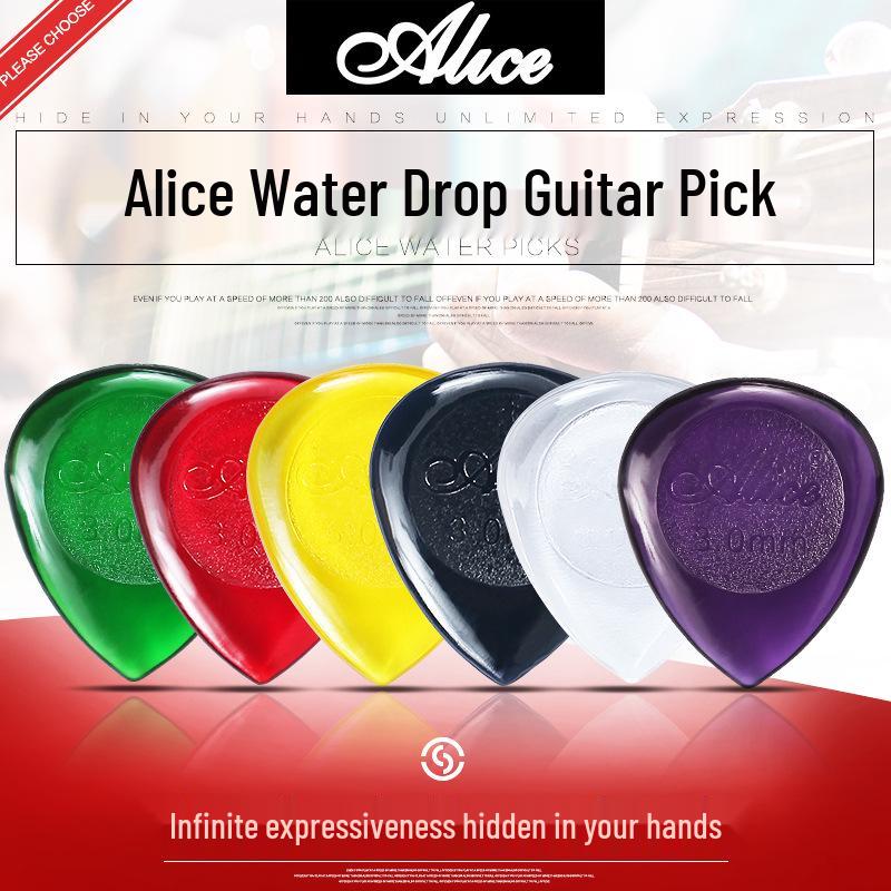 Alice Water Drop Guitar Picks: Wear-Resistant for Folk, Electric Guitar, and Bass 2.0 mm
Alice Water Drop Guitar Picks: Wear-Resistant for Folk, Electric Guitar, and Bass 2.0 mm