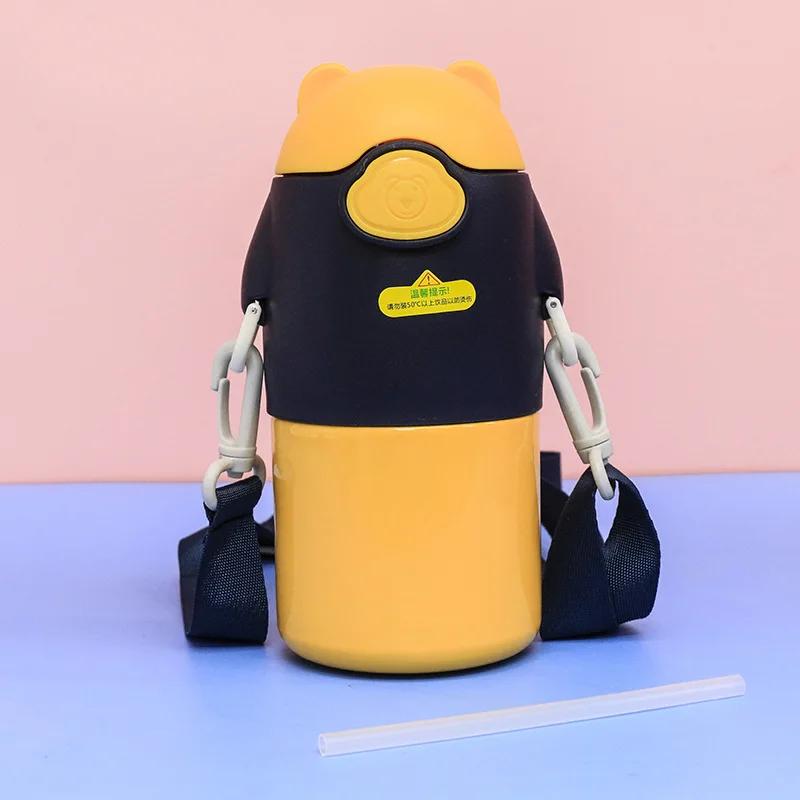 Creative Gift Strap Water Bottle Thick Stainless Steel Capsule Cup Student Cute Cartoon Water Cup Portable Vacuum Flask 450ml
Creative Gift Strap Water Bottle Thick Stainless Steel Capsule Cup Student Cute Cartoon Water Cup Portable Vacuum Flask 450ml