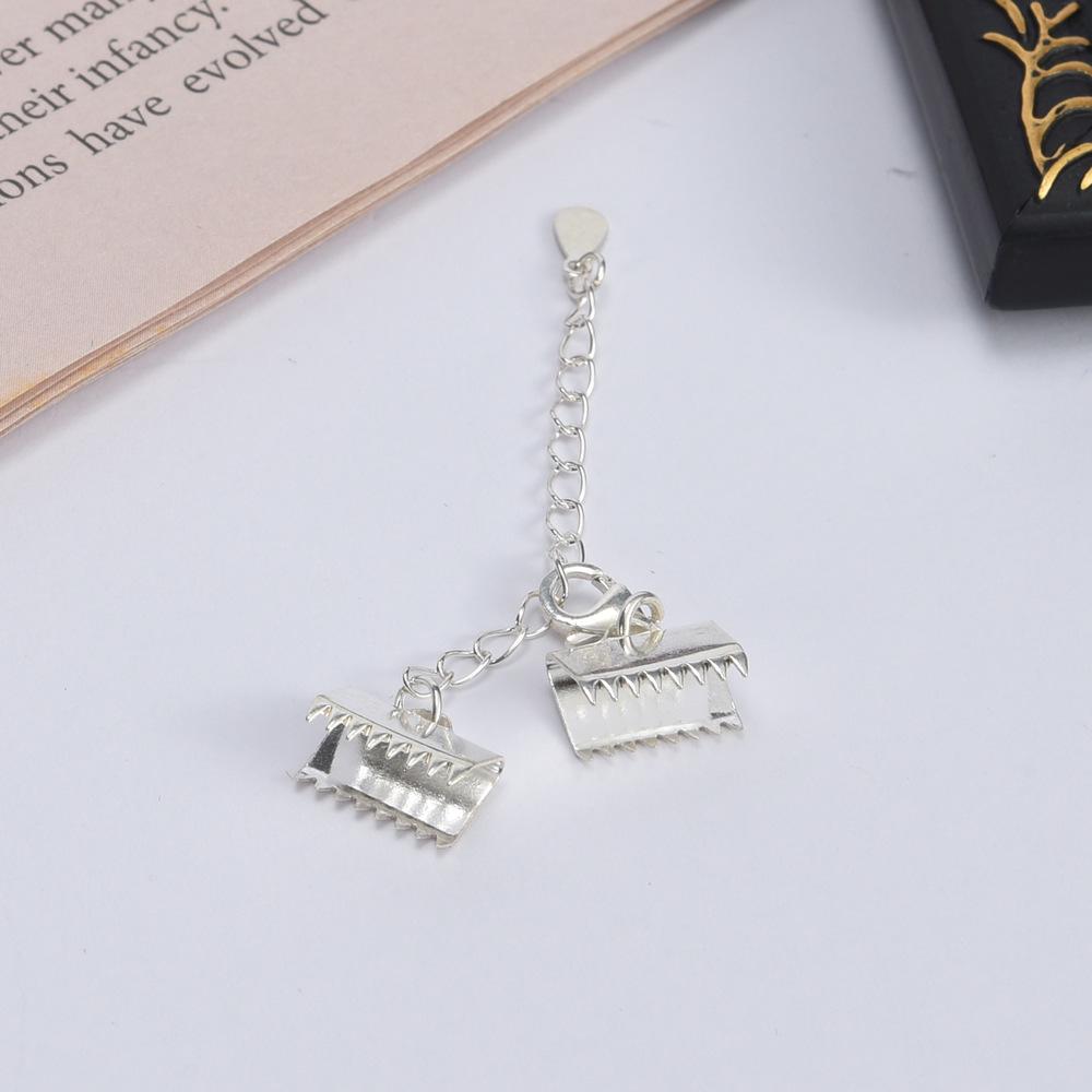 Wide Leather Cord Lobster Clasp in S925 Sterling Silver for DIY Jewelry Making 6mm
Wide Leather Cord Lobster Clasp in S925 Sterling Silver for DIY Jewelry Making 6mm