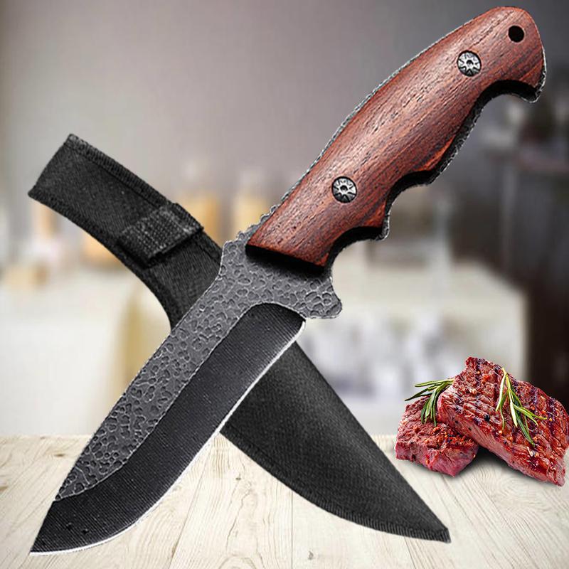 High Hardness Straight Knife Handmade Forged Knife Meat Cleaver Boning Knife Fruit Cutter Stainless Steel Butcher Meat Knife
High Hardness Straight Knife Handmade Forged Knife Meat Cleaver Boning Knife Fruit Cutter Stainless Steel Butcher Meat Knife