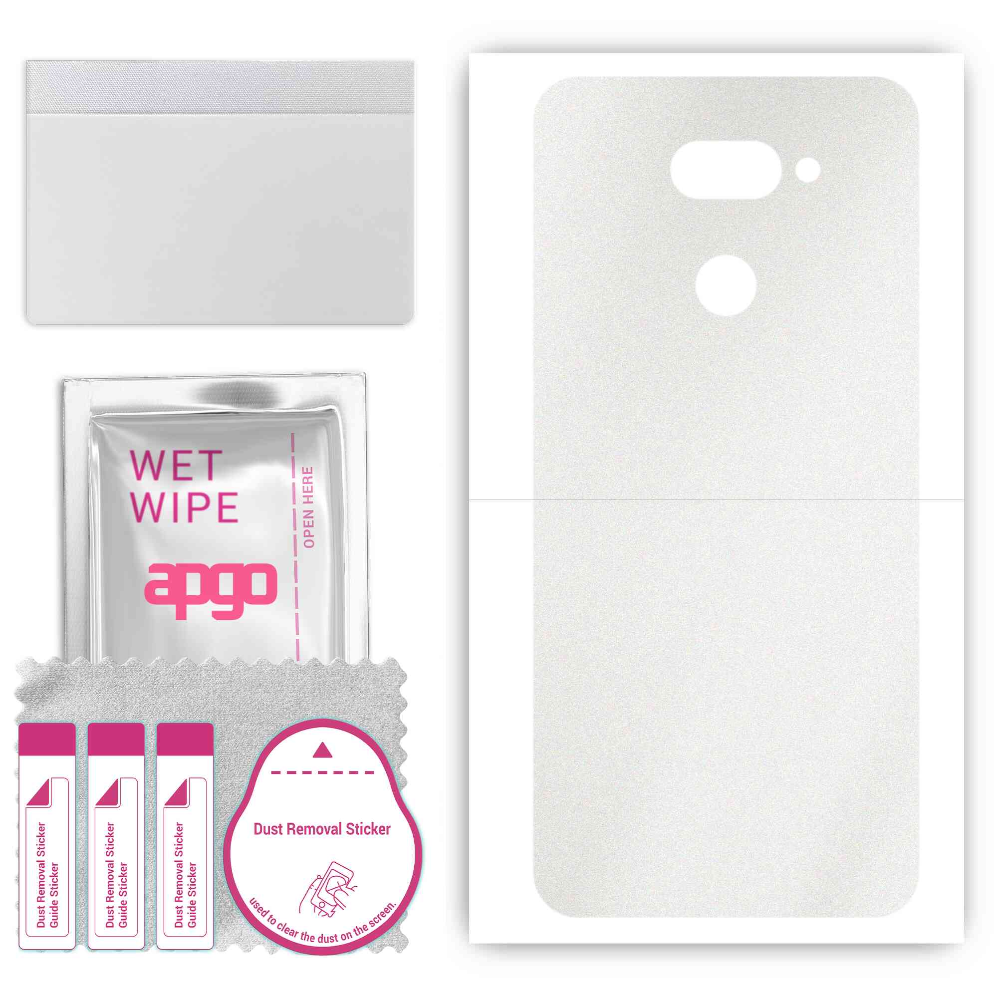 apgo Protective Skin Sticker for the back compatible with LG K40S, Wrap Film, Foil, Vinyl - Pattern Matte Transparent
apgo Protective Skin Sticker for the back compatible with LG K40S, Wrap Film, Foil, Vinyl - Pattern Matte Transparent