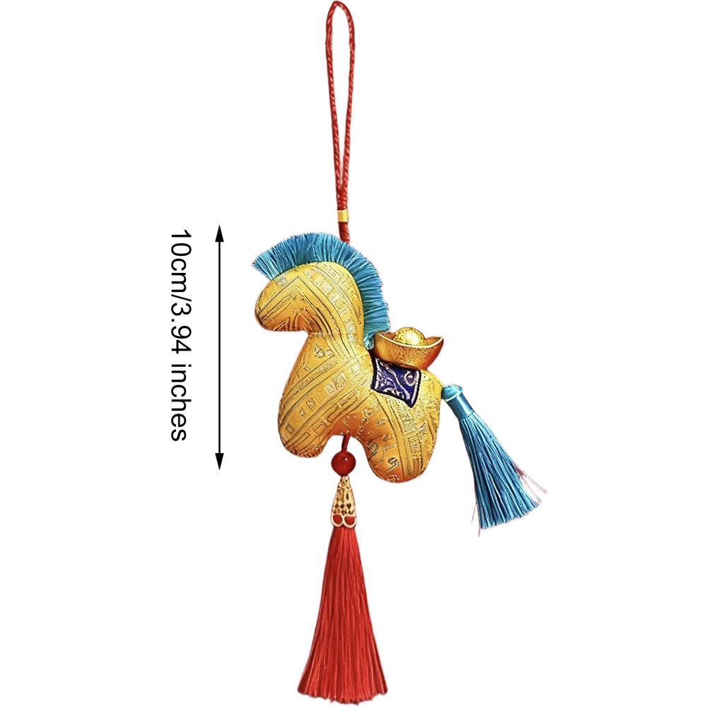 Chinese New Year Mascot Decor Chinese Style Horse Year Fabric Pendant Horse Plush Boutique Decortion Backpack Accessories
Chinese New Year Mascot Decor Chinese Style Horse Year Fabric Pendant Horse Plush Boutique Decortion Backpack Accessories