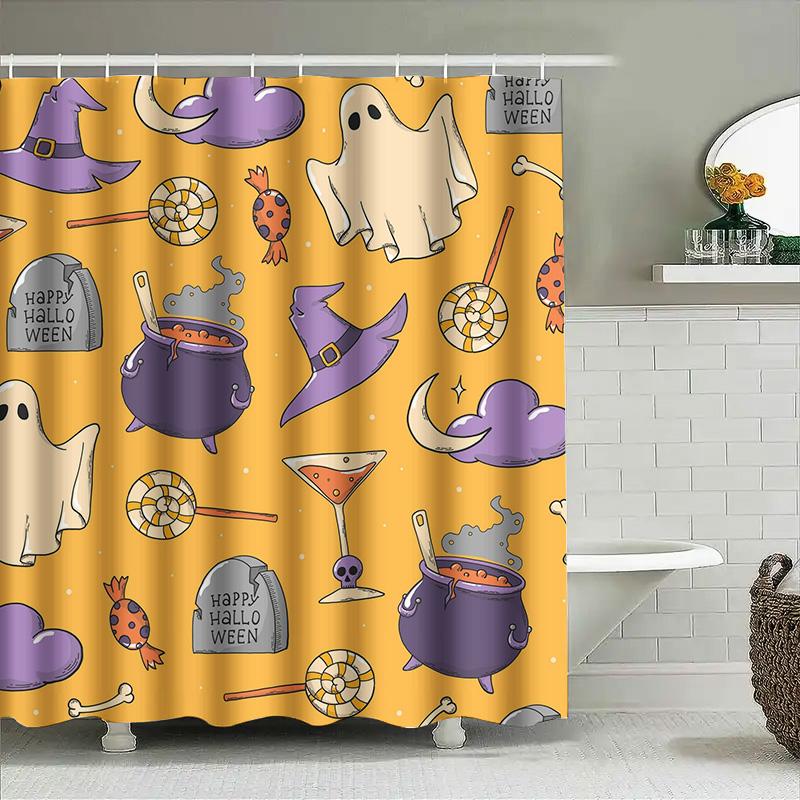 1Pchalloween Witch Cat Ghost Shower Curtain For Bathroom Kids Girls Toddler Room Decor Fastener W60H190(CM)-1 Pcs
1Pchalloween Witch Cat Ghost Shower Curtain For Bathroom Kids Girls Toddler Room Decor Fastener W60H190(CM)-1 Pcs