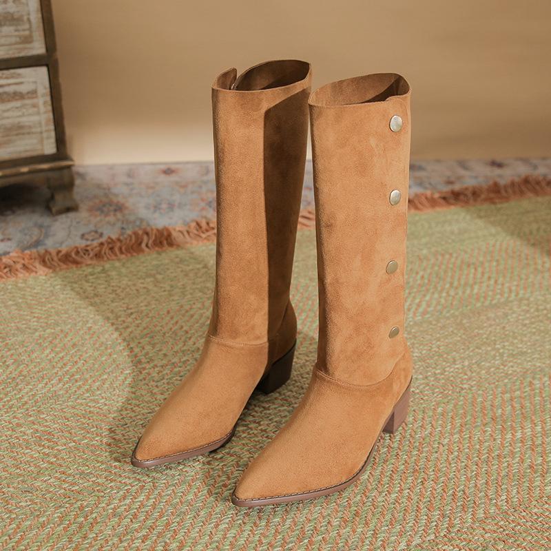 H539-1 Autumn and winter versatile new solid color boots, but knee suede boots, women s side buckle trendy fashion boots, women s 35
H539-1 Autumn and winter versatile new solid color boots, but knee suede boots, women s side buckle trendy fashion boots, women s 35