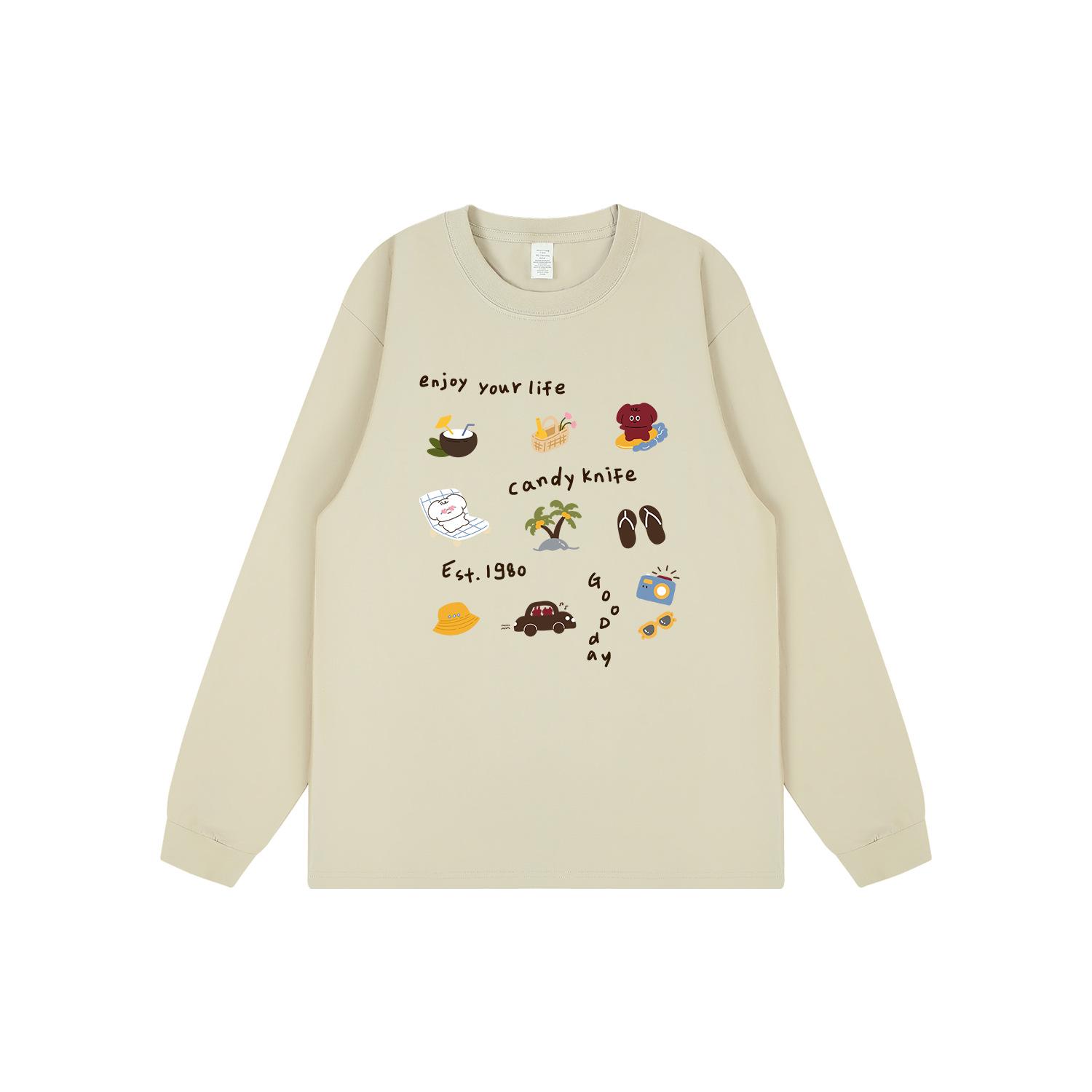 Korean Style Cartoon Print Long Sleeve T-Shirt With Cuffed Sleeves - Autumn Winter Collection XL
Korean Style Cartoon Print Long Sleeve T-Shirt With Cuffed Sleeves - Autumn Winter Collection XL