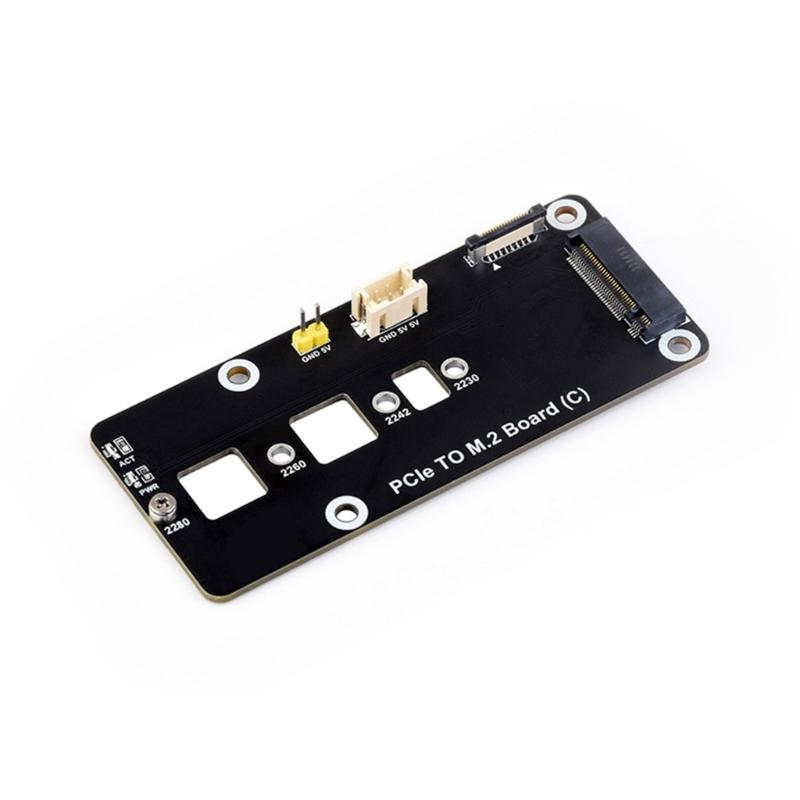 For RPI 5 PCIe to M.2 NVMe SSD Adapters Card NVMe Converter Card Expansion Card Adapters for 2242 2260 2280 2230
For RPI 5 PCIe to M.2 NVMe SSD Adapters Card NVMe Converter Card Expansion Card Adapters for 2242 2260 2280 2230