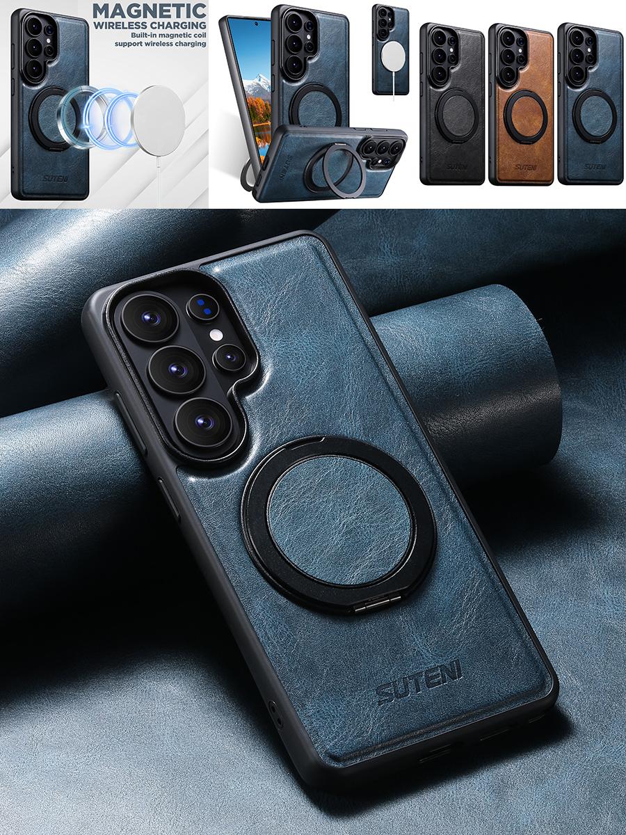 Oil Wax Pattern Leather Case for Samsung Galaxy S26 Ultra S25 Plus S24 S23 S22 Magnetic Metal Ring Holder Shockproof Phone Cover Galaxy S22 5G синій
Oil Wax Pattern Leather Case for Samsung Galaxy S26 Ultra S25 Plus S24 S23 S22 Magnetic Metal Ring Holder Shockproof Phone Cover Galaxy S22 5G синій