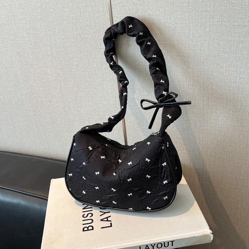 Niche ballet style bag women s 2025 new bow versatile small bag fashionable commuter shoulder armpit bag wholesale чорний
Niche ballet style bag women s 2025 new bow versatile small bag fashionable commuter shoulder armpit bag wholesale чорний