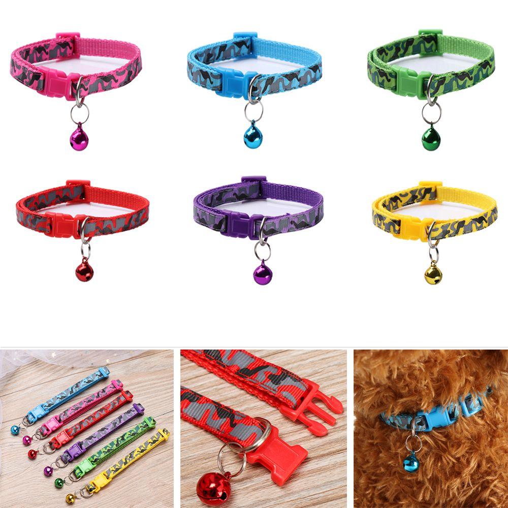 Fabric Camouflage Necktie Adjustable Camo Neck Strap Bell Necklace Pet Collar Kitten Chain
Fabric Camouflage Necktie Adjustable Camo Neck Strap Bell Necklace Pet Collar Kitten Chain