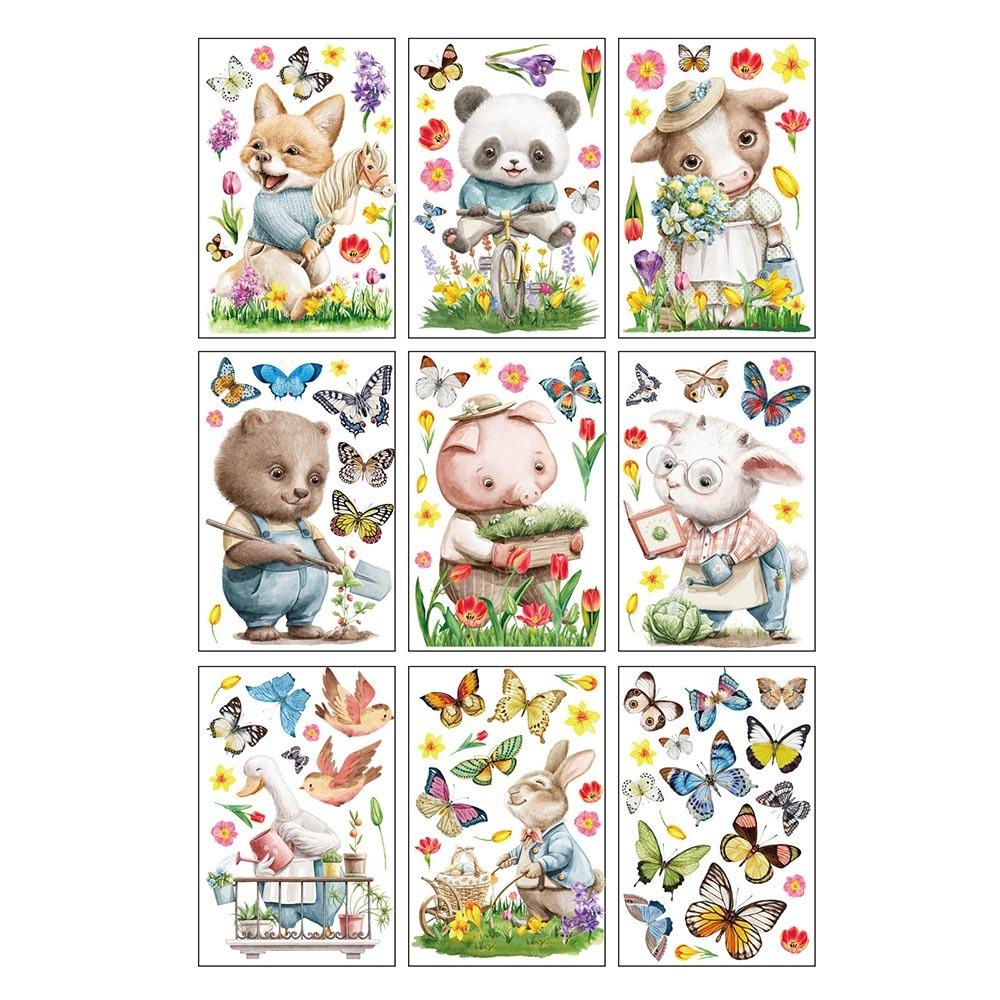 9 Sheets Cartoon Rabbit Easter Window Stickers Electrostatic Multicolor Glass Clings Decals Ornament Cartoon Chiken Flower
9 Sheets Cartoon Rabbit Easter Window Stickers Electrostatic Multicolor Glass Clings Decals Ornament Cartoon Chiken Flower