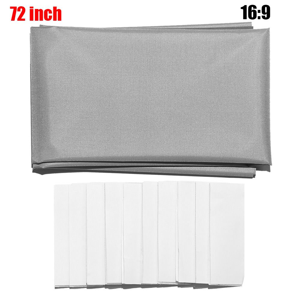 inch Home Outdoor Office Anti-light Screens Projectors Screen Projector Cloth Reflective Fabric 72 inch-16/9
inch Home Outdoor Office Anti-light Screens Projectors Screen Projector Cloth Reflective Fabric 72 inch-16/9