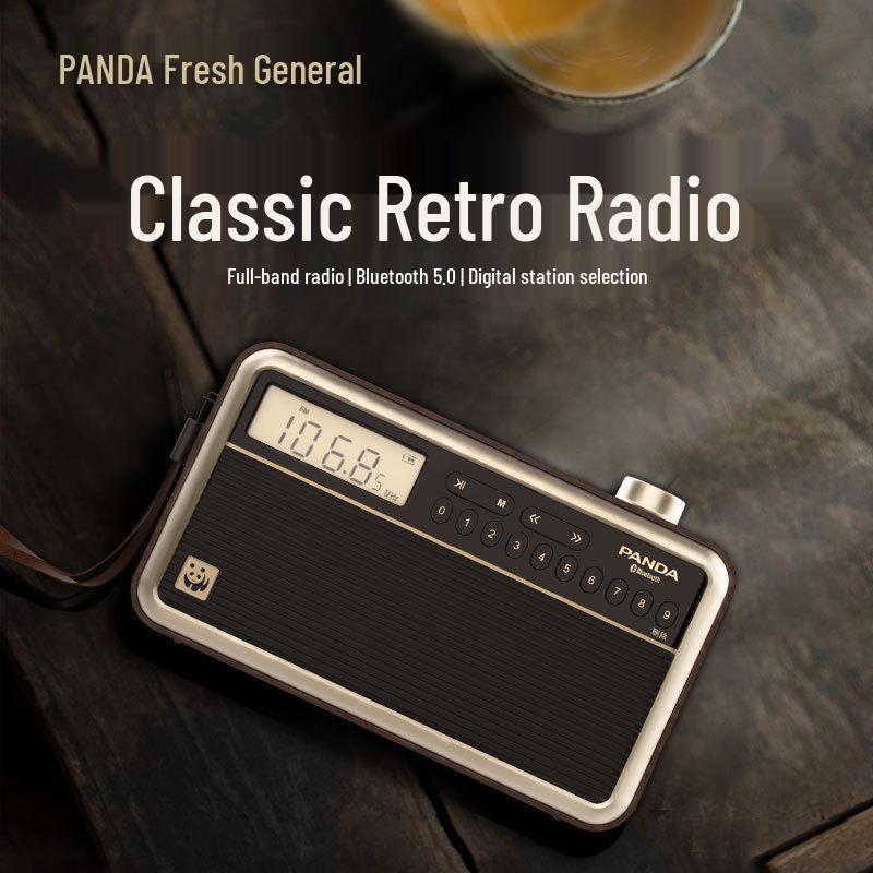 Panda T-45 All-Band Retro Radio 2022 - Ideal for Seniors Black Gold Standard
Panda T-45 All-Band Retro Radio 2022 - Ideal for Seniors Black Gold Standard