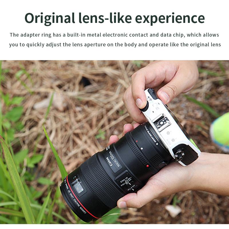 EF-EOS M Lens Adapter Electronic Auto-Focus EF to M Mount Adapter for Canon EF/EF-S Lens to EOS M Series Mirrorless Cameras Canon EF (EOS) чёрный
EF-EOS M Lens Adapter Electronic Auto-Focus EF to M Mount Adapter for Canon EF/EF-S Lens to EOS M Series Mirrorless Cameras Canon EF (EOS) чёрный