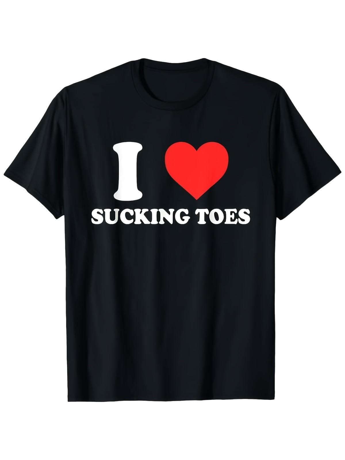 Retro I Love Sucking Toes T-Shirt - Unisex Crew Neck Tee with Toe-Sucking Grap 5XL різнокольоровий
Retro I Love Sucking Toes T-Shirt - Unisex Crew Neck Tee with Toe-Sucking Grap 5XL різнокольоровий