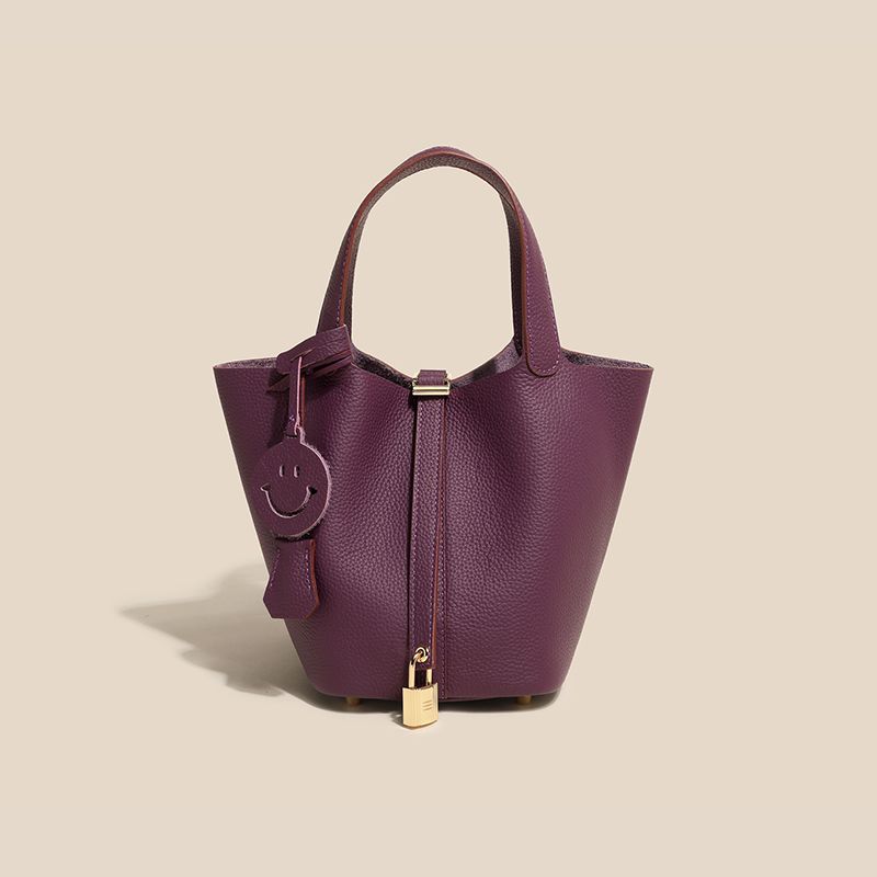 Colrenkalen Genuine Leather Bag Women s Special-Interest Design Casual Bucket Portable and Fashion Trendy Vegetable Basket Women s Bag Sea Anemone purple(Collection Bag Silk Scarf)
Colrenkalen Genuine Leather Bag Women s Special-Interest Design Casual Bucket Portable and Fashion Trendy Vegetable Basket Women s Bag Sea Anemone purple(Collection Bag Silk Scarf)