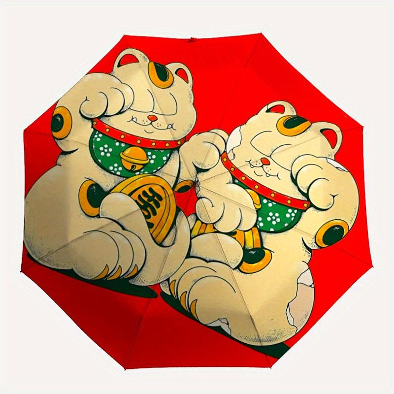 1pc Fortune Cat Automatic Opening/closing Umbrella with Auto Open/Close, Windproof, Foldable Sunshade yy250811193
1pc Fortune Cat Automatic Opening/closing Umbrella with Auto Open/Close, Windproof, Foldable Sunshade yy250811193