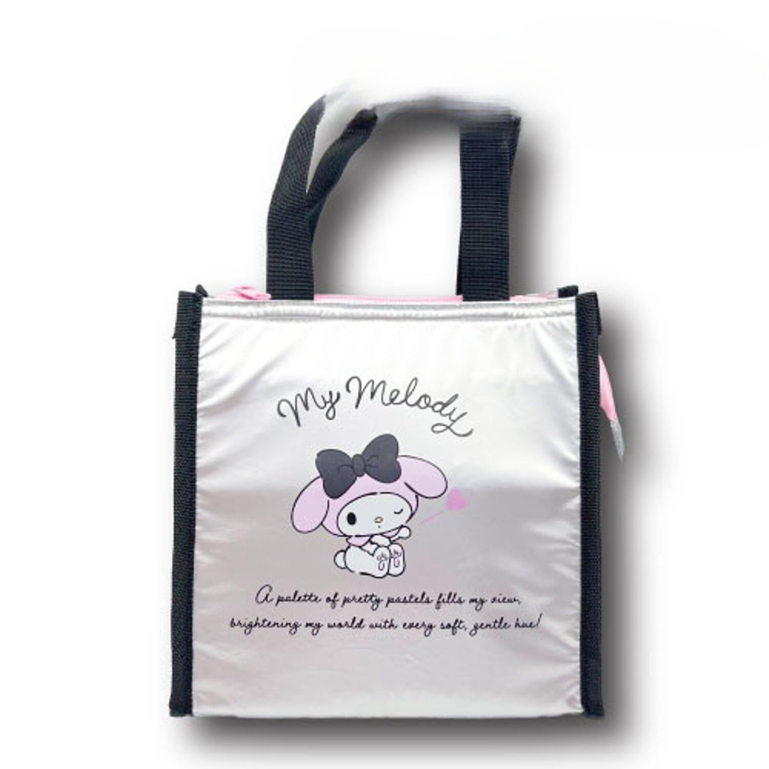Сумка-тоут Hatayama Shoji Sanrio Cool Square, серебристая, My Melody, приблизительная. В22 x Ш22 x 14 см
Сумка-тоут Hatayama Shoji Sanrio Cool Square, серебристая, My Melody, приблизительная. В22 x Ш22 x 14 см
