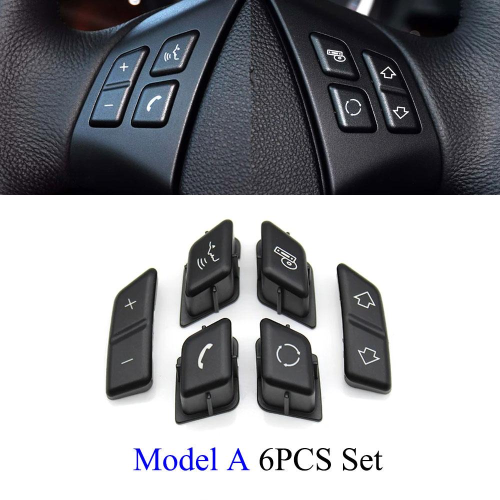 Multifunction Steering Wheel Button Control Switch Key Cover Set For BMW 3 Series X1 E90 E91 E92 E93 E84 61316959893 61316959894 Model A 6PCS
Multifunction Steering Wheel Button Control Switch Key Cover Set For BMW 3 Series X1 E90 E91 E92 E93 E84 61316959893 61316959894 Model A 6PCS