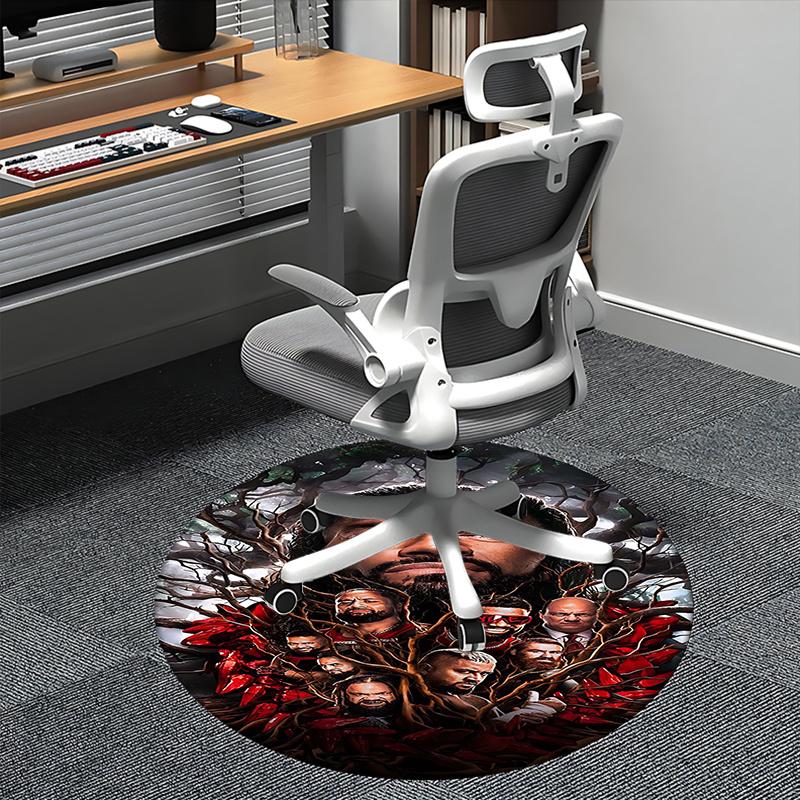 WWE Chair mat Round Rug-Office carpet, Non-slip, Suitable for Living Rooms, Bedrooms Decor.1205454a 80cm by 80cm
WWE Chair mat Round Rug-Office carpet, Non-slip, Suitable for Living Rooms, Bedrooms Decor.1205454a 80cm by 80cm