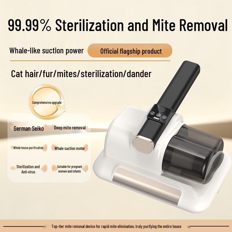 Portable Strong Suction Mite Removal Device with UV Sterilization for Beds бежевий
Portable Strong Suction Mite Removal Device with UV Sterilization for Beds бежевий