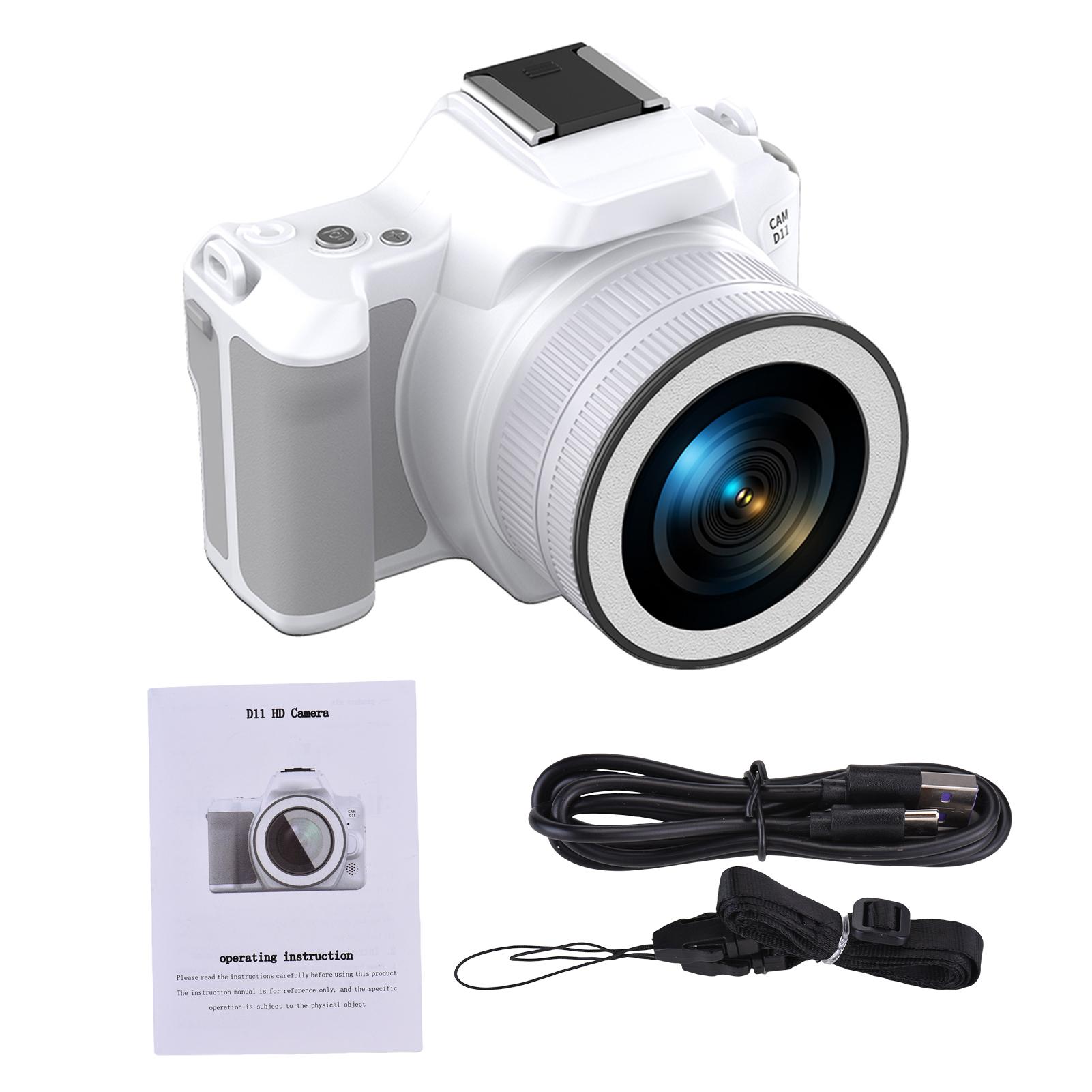 16X Zoom Digital Camera 48MP 2.0 Screen 2K Video Recording with Front and Rear Lens Fill Light D11
16X Zoom Digital Camera 48MP 2.0 Screen 2K Video Recording with Front and Rear Lens Fill Light D11