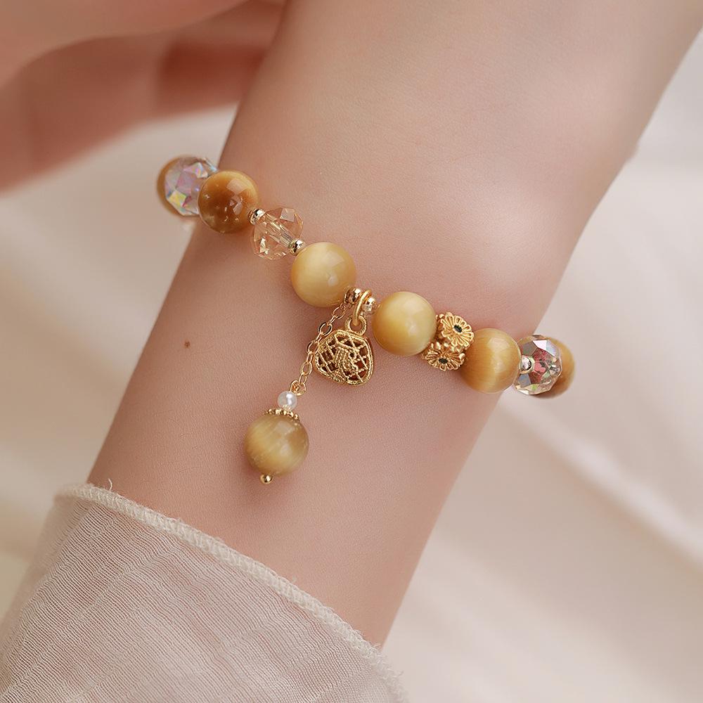 Premium Natural Tiger Eye & Austrian Crystal Beaded Women s Bracelet - Elegant Fashion Jewelry
Premium Natural Tiger Eye & Austrian Crystal Beaded Women s Bracelet - Elegant Fashion Jewelry