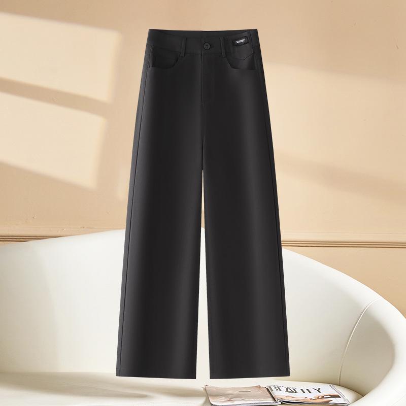 Белые брюки из тенселя и хлопка с высокой посадкой и широкими штанинами для женщин - Весна 2025, повседневные, стройнящие, эластичные брюки прямого кроя. 26 чёрный
Белые брюки из тенселя и хлопка с высокой посадкой и широкими штанинами для женщин - Весна 2025, повседневные, стройнящие, эластичные брюки прямого кроя. 26 чёрный