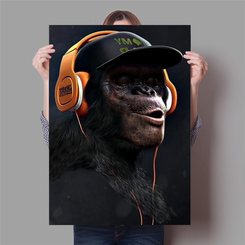 Абстрактная обезьяна в наушниках Постер Странная горилла Животное Холст Картина Настенное искусство Картина для гостиной Украшение дома 30x40cm No Framed
Абстрактная обезьяна в наушниках Постер Странная горилла Животное Холст Картина Настенное искусство Картина для гостиной Украшение дома 30x40cm No Framed