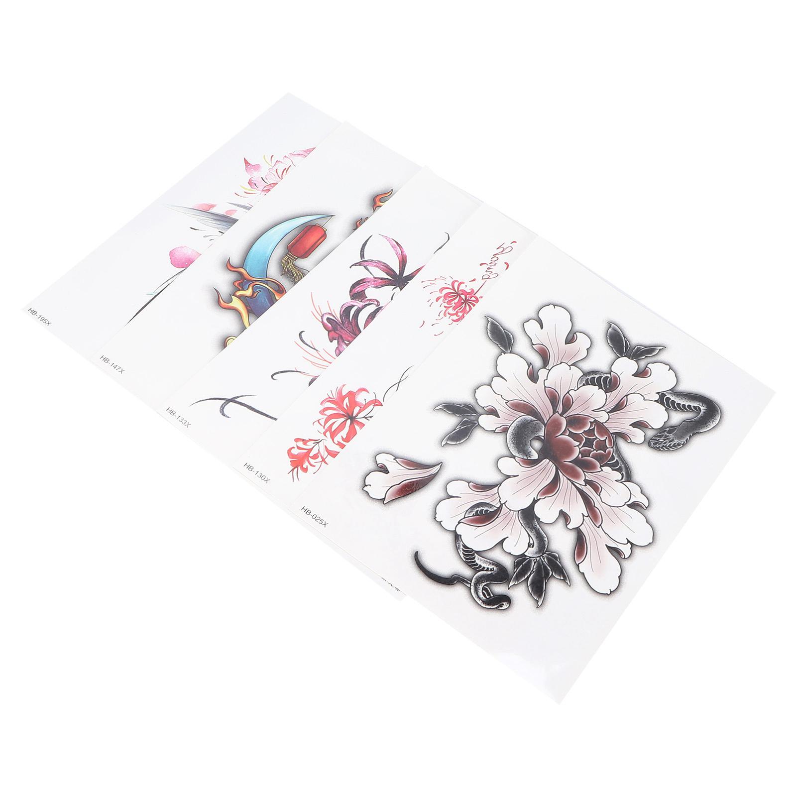 Women Flower Pattern Waterproof Tattoo Sticker Arm Back Exquisite Temporary Tattoo Sticker
Women Flower Pattern Waterproof Tattoo Sticker Arm Back Exquisite Temporary Tattoo Sticker