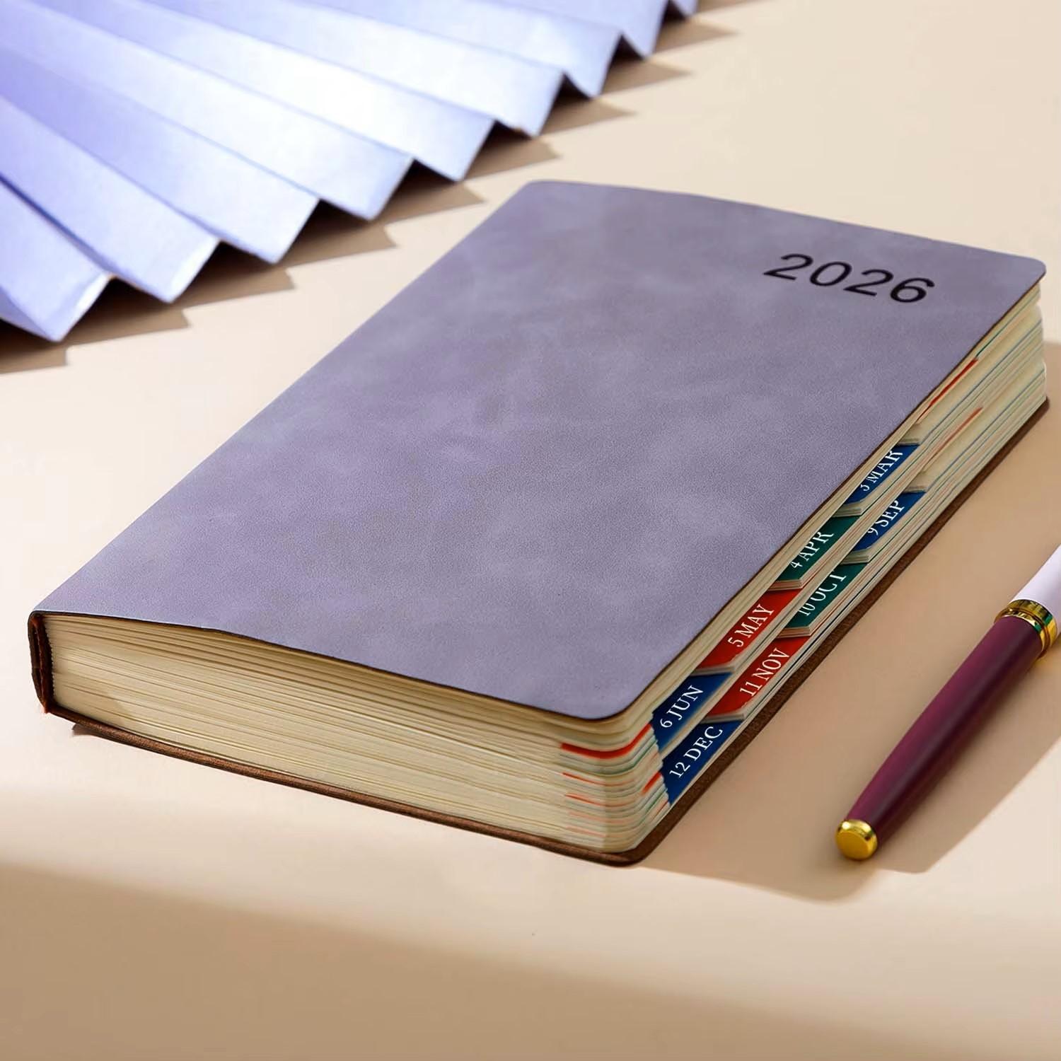 2026 Planner Book, Self-Discipline Calendar Planner, Weekly&Monthly Planner Layouts, 360-Page Daily Organizer, Portable Notebook фіолетовий
2026 Planner Book, Self-Discipline Calendar Planner, Weekly&Monthly Planner Layouts, 360-Page Daily Organizer, Portable Notebook фіолетовий