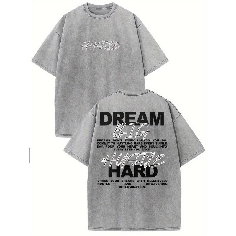 European Size Men s Washed Cotton Pure Cotton T-shirt with Front and Back Printed Patterns - Loose, Trendy, Oversized Style in Retro Distressed Look S серый
European Size Men s Washed Cotton Pure Cotton T-shirt with Front and Back Printed Patterns - Loose, Trendy, Oversized Style in Retro Distressed Look S серый