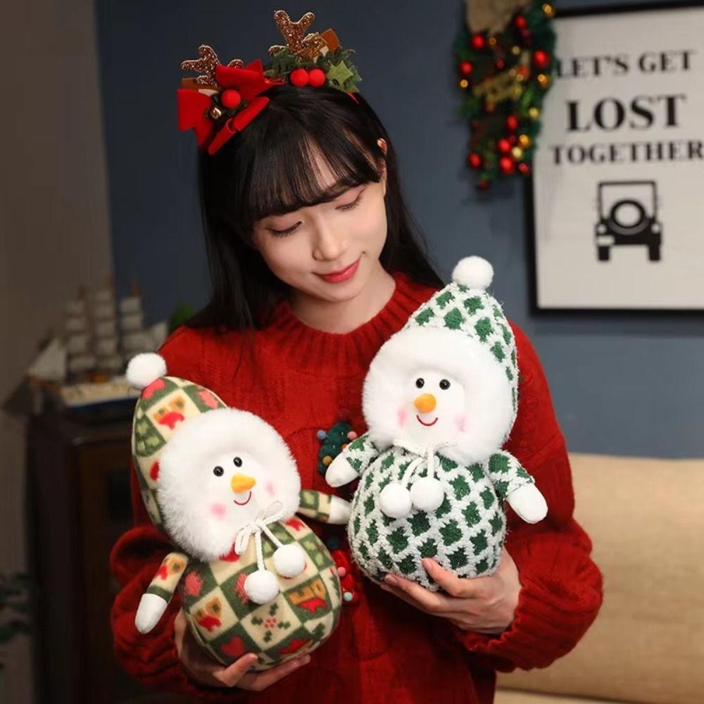 35cm Christmas Snowman Plush Toy With Clothes Snowman Stuffed Dolls Home Decoration Style D
35cm Christmas Snowman Plush Toy With Clothes Snowman Stuffed Dolls Home Decoration Style D