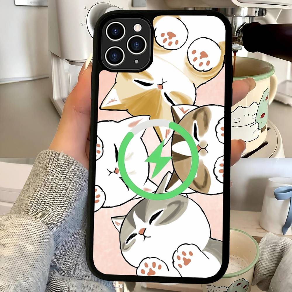 Popular M-Mofusand Cute Cat For Magsafe Magnetic Wireless Phone Case For IPhone 11 12 13 14 15 16 17 Pro Max Plus Cover iPhone 17 Air
Popular M-Mofusand Cute Cat For Magsafe Magnetic Wireless Phone Case For IPhone 11 12 13 14 15 16 17 Pro Max Plus Cover iPhone 17 Air