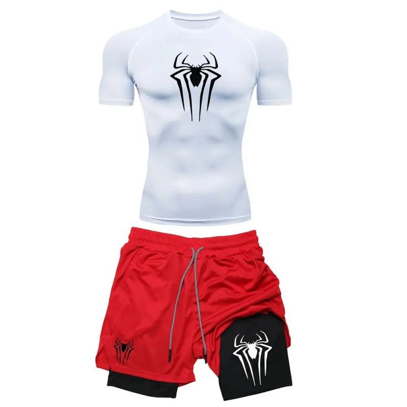 Men s Spider Pattern Running T-Shirt & Breathable Sports Shorts Set Size XXXL
Men s Spider Pattern Running T-Shirt & Breathable Sports Shorts Set Size XXXL