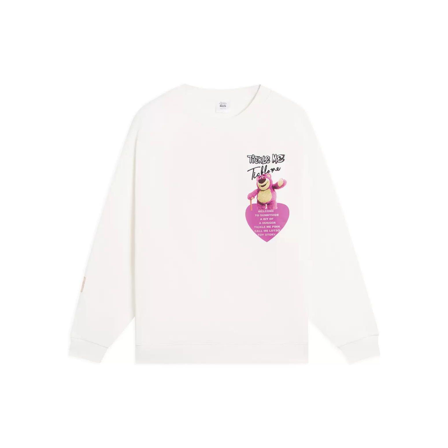 Li Ning X Disney Pixar Strawberry Bear Series с рисунком из мультфильма, флисовая толстовка с круглым вырезом и длинными рукавами, женская толстовка белого цвета AWDSG04-1 XL
Li Ning X Disney Pixar Strawberry Bear Series с рисунком из мультфильма, флисовая толстовка с круглым вырезом и длинными рукавами, женская толстовка белого цвета AWDSG04-1 XL