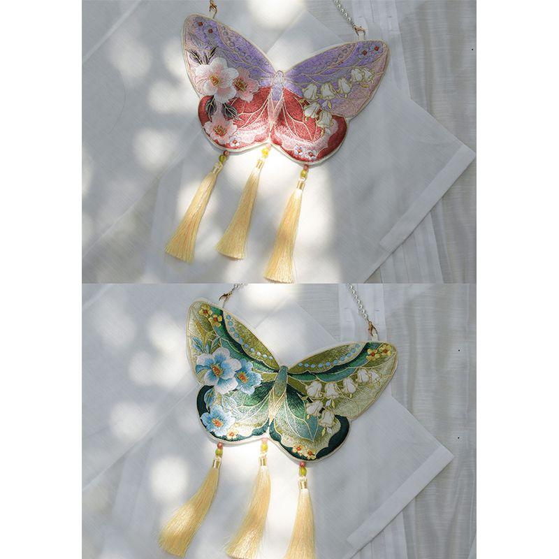 Chinese Ancient Style Li Luo Ge Different Color Crossbody Bag Original Embroidery Double-sided heterochromatic bag
Chinese Ancient Style Li Luo Ge Different Color Crossbody Bag Original Embroidery Double-sided heterochromatic bag