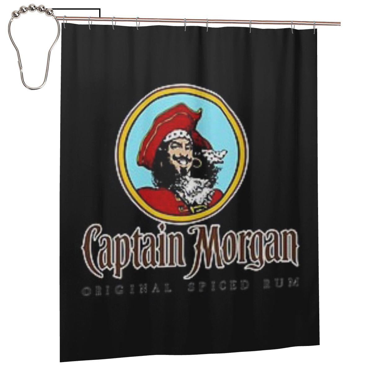 Captain Morgan Shower Curtain Bathroom Polyester Waterproof Bath Curtains With Hooks W60H190(CM)-1 Pcs
Captain Morgan Shower Curtain Bathroom Polyester Waterproof Bath Curtains With Hooks W60H190(CM)-1 Pcs