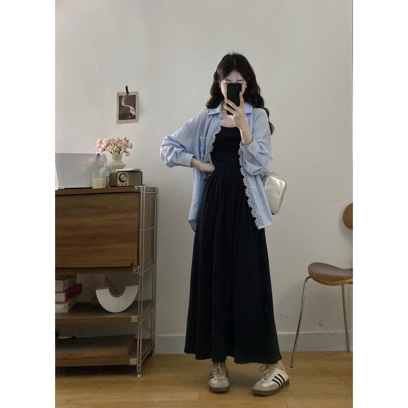 2026 Spring/Summer Plus Size Lace Trim Loose Fit Sun Protection Shirt & Dress Set 2XL
2026 Spring/Summer Plus Size Lace Trim Loose Fit Sun Protection Shirt & Dress Set 2XL