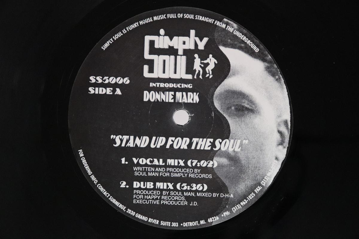12inch Record DONNIE MARK Stand Up For The Sou SS5006 SIMPLY SOUL 1993 US Dance Electronica Used
12inch Record DONNIE MARK Stand Up For The Sou SS5006 SIMPLY SOUL 1993 US Dance Electronica Used