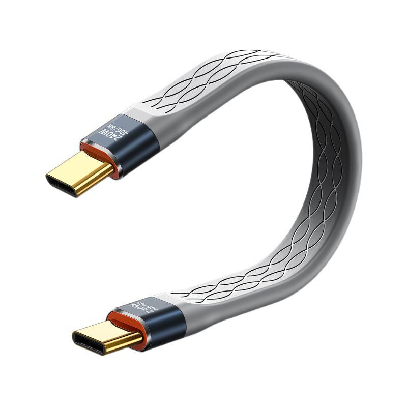 240W PD Fast Charging Type-C Data Cable, Thunderbolt 40Gbps, 8K Screen Mirroring for Phones & Computers 240W PD Thunderbolt 40Gbps 8K серый
240W PD Fast Charging Type-C Data Cable, Thunderbolt 40Gbps, 8K Screen Mirroring for Phones & Computers 240W PD Thunderbolt 40Gbps 8K серый