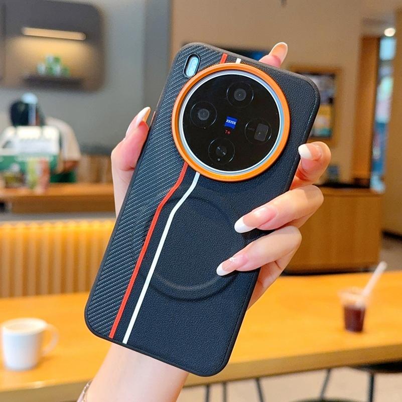Color-block Dual-Line Built-in Wireless Charging Magnetic Ring Case For VIVO X300 Pro x300 X200 Ultra X200s X100 Protect Cover vivo X100s
Color-block Dual-Line Built-in Wireless Charging Magnetic Ring Case For VIVO X300 Pro x300 X200 Ultra X200s X100 Protect Cover vivo X100s
