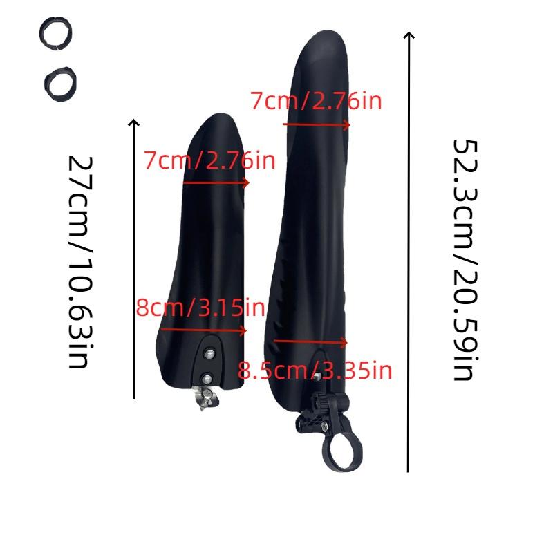 Горные резиновые утолщенные велосипедные крылья переднее заднее крыло для шины универсальный комплект