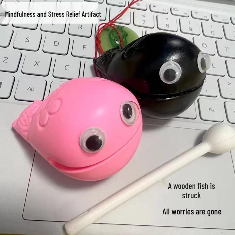 Portable Wooden Fish Stress Relief Toy - Calming, Funny, and Decorative Gadget for Office and Home Standard
Portable Wooden Fish Stress Relief Toy - Calming, Funny, and Decorative Gadget for Office and Home Standard
